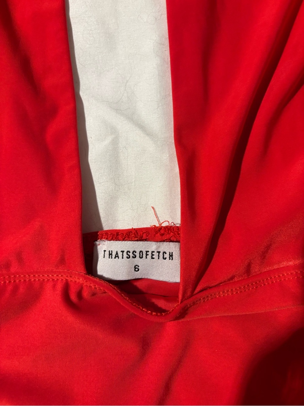 Red Bodysuit - Picture 2 of 2